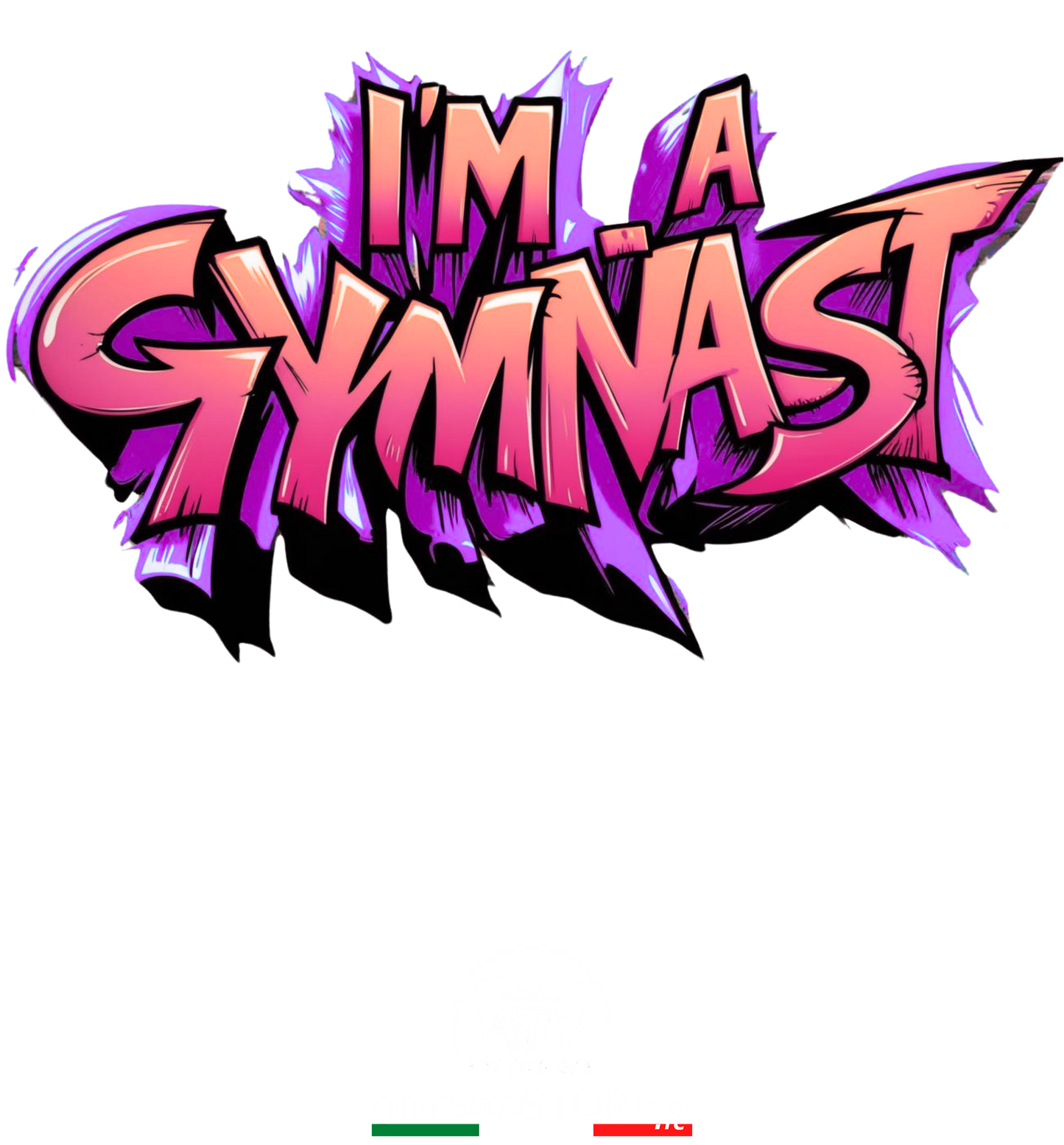 Zainetto I'm a Gymnast Graffiti 1