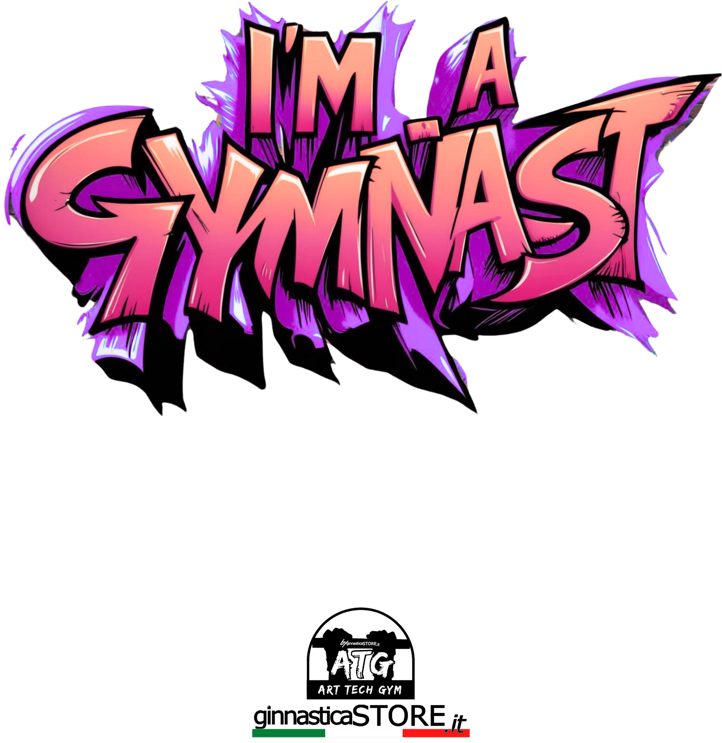 Zainetto I'm a Gymnast Graffiti 1
