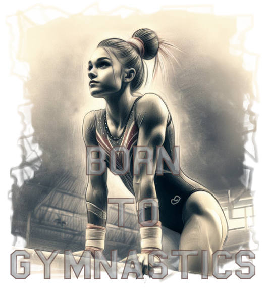 T-Shirt Ginnastica Artistica Born To Gymnastics 2024