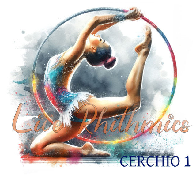 T-Shirt Ginnastica Ritmica CERCHIO Live Rhytmics 2024