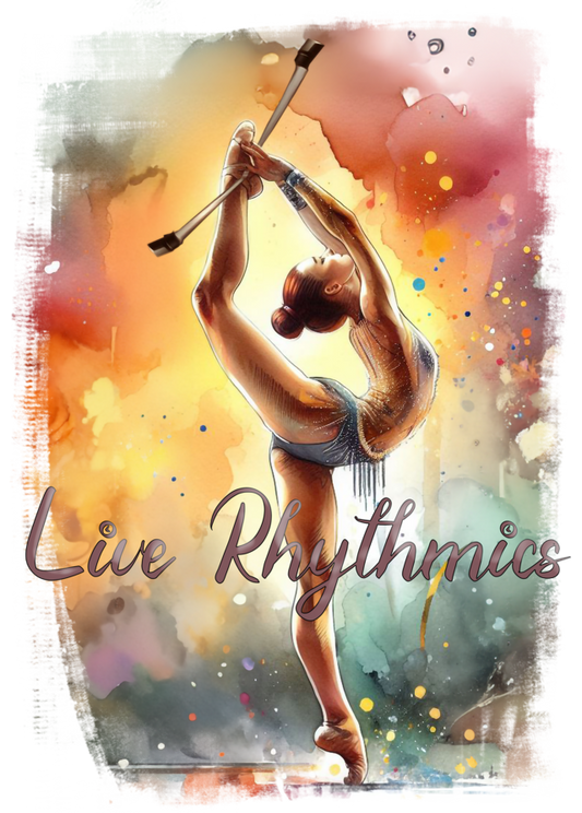 T-Shirt Ginnastica Ritmica CLAVETTE Live Rhytmics 2024