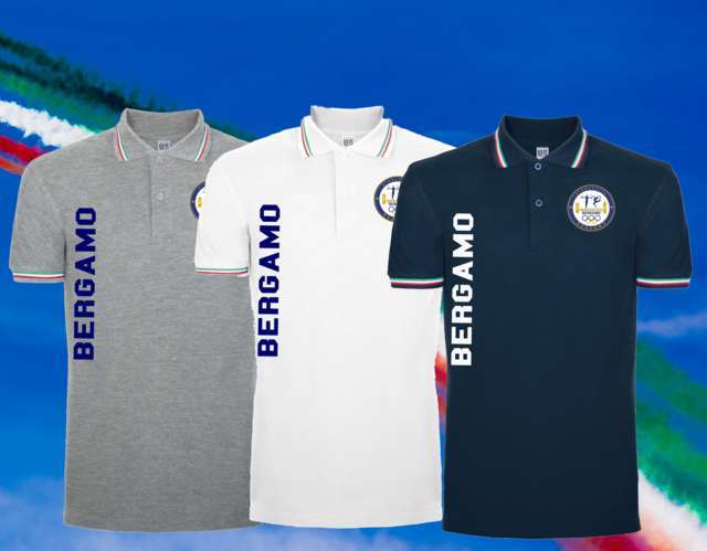 Ginnastica Bergamo Polo tricolore