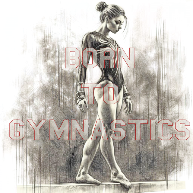 T-Shirt Ginnastica Artistica Born To Gymnastics 2024