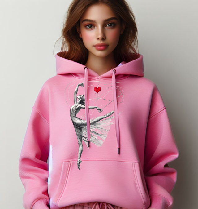 Felpa Danza Collezione BN 2024 danzaeginnasticastore