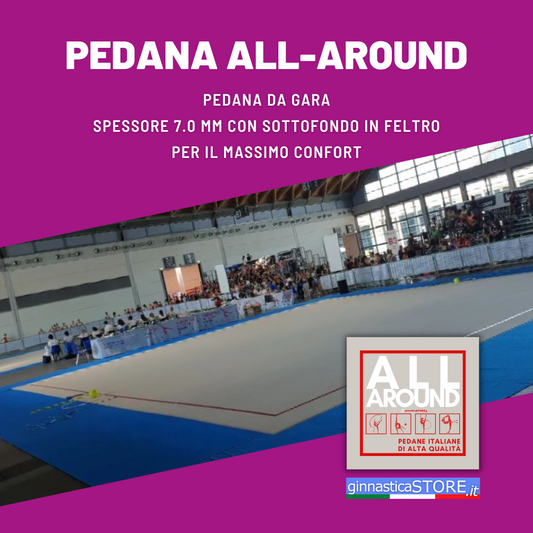 Pedana Ritmica, Pedane italiane, Pedane professionali, All Around